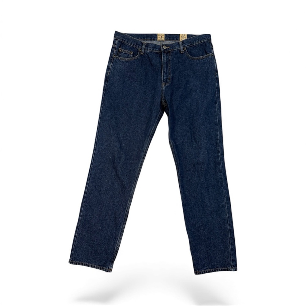 RedHead Men's Straight Blue Denim Jeans 38/32